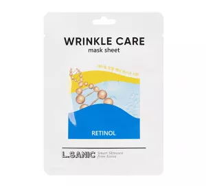 Тканевая маска с ретинолом  L.Sanic Retinol Wrinkle Care Mask Sheet
