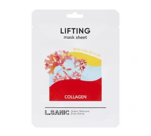 Тканевая маска с коллагеном  L.Sanic Collagen Lifting Mask Sheet