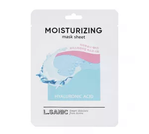Тканевая маска с гиалуроновой кислотой  L.Sanic Hyaluronic Acid Moisturizing Mask Sheet