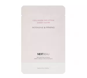 Увлажняющая тканевая маска с гидролизованным коллагеном  NEXTBEAU Collagen Solution Sheet Mask Intensive & Firming