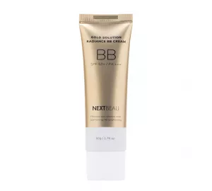 ВВ-крем с эффектом сияния  NEXTBEAU Gold Solution Radiance BB Cream SPF 50+ PA+++ №01 Light Beige