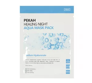 Вечерняя увлажняющая тканевая маска PEKAH Healing Night Aqua Mask Pack