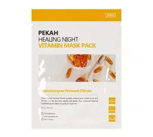 Вечерняя витаминная тканевая маска PEKAH Healing Night Vitamin Mask Pack