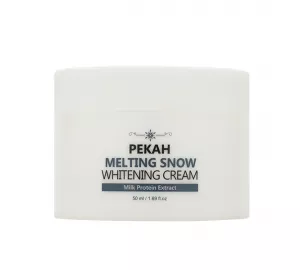 Увлажняющий крем с молочными протеинами для сияния кожи PEKAH Melting Snow Whitening Cream