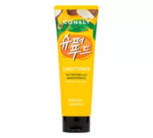 Питательный кондиционер с экстрактом банана и кокосовой водой Consly Banana & Coconut Water Conditioner for Nutrition & Smoothness