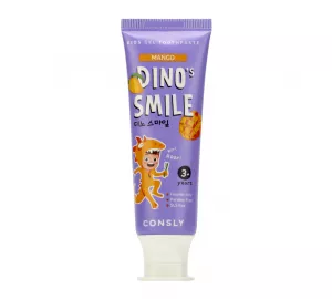 Детская зубная паста со вкусом манго Consly DINO's SMILE Kids Gel Toothpaste with Xylitol and Mango
