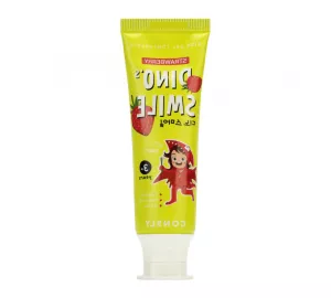 Детская зубная паста со вкусом клубники Consly DINO's SMILE Kids Gel Toothpaste with Xylitol and Strawberry