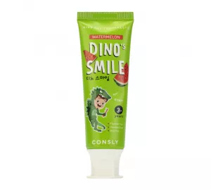 Детская зубная паста со вкусом арбуза Consly DINO's SMILE Kids Gel Toothpaste with Xylitol and Watermelon