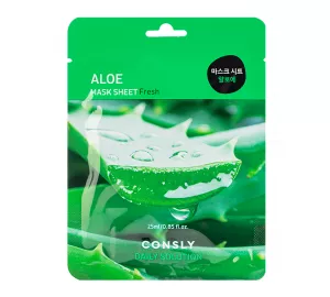 Тканевая маска с экстрактом алоэ Consly Daily Solution Aloe Mask Sheet