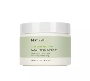 Смягчающий крем с экстрактом алоэ NEXTBEAU Aloe Vera Solution Soothing Cream