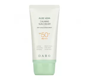 Успокаивающий солнцезащитный крем с алоэ вера SPF50+ PA+++ DABO Aloe Vera Calming Sun Cream