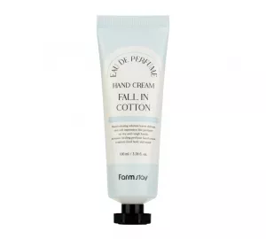 Парфюмированный крем для рук с экстрактом хлопка FarmStay EAU DE Perfume Hand Cream Fall In Cotton