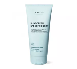 Солнцезащитный крем для тела SPF50 M.Aklive Sunscreen SPF50 For Body