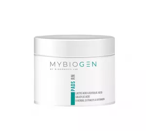 Обновляющие пилинг-пады с AHA и BHA кислотами Mybiogen PADs ReNew