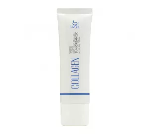 Увлажняющий солнцезащитный крем с коллагеном SPF 50+ PA++++ TENZERO Deep Aqua Collagen Sun Cream 2X SPF 50+ PA++++