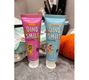 Фото отзыв о Consly DINO's SMILE Kids Gel Toothpaste with Xylitol and Ice Cream