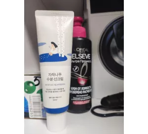 Фото отзыв о Round Lab Birch Juice Moisturizing Sun Screen SPF50+ PA++++