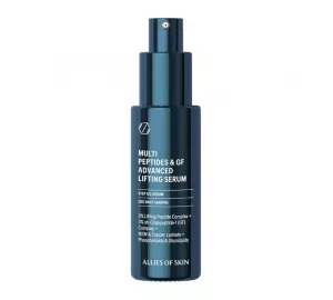 Разглаживающая мультипептидная сыворотка с фактором роста ALLIES OF SKIN Multi Peptides & GF Advanced Lifting Serum