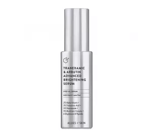 Осветляющая сыворотка с арбутином и транексамовой кислотой  ALLIES OF SKIN Tranexamic & Arbutin Advanced Brightening Serum