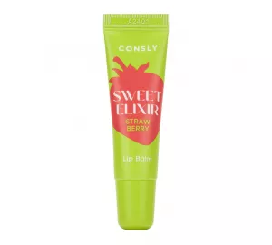 Бальзам для губ с экстрактом клубники Consly SWEET ELIXIR Strawberry Lip Balm