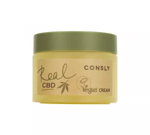 Балансирующий крем с каннабидиолом и растительным скваланом Consly Vegan «Real CBD» Balancing Purifine CBD and Plant-based Squalane Cream