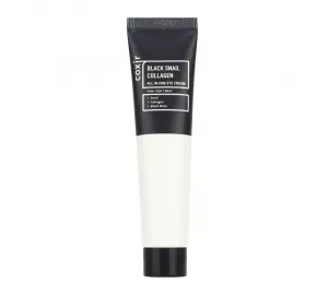Укрепляющий крем для глаз с муцином улитки Coxir Black Snail Collagen All In One Eye Cream