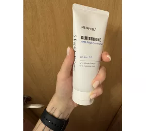 Фото отзыв о MEDI-PEEL Glutathione Hyal Aqua Foaming Gel Cleanser