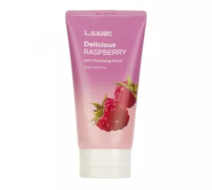Очищающая пенка для умывания с экстрактом малины L.Sanic Delicious Raspberry Soft Cleansing Foam