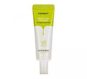 Тонизирующий крем для век с кофеином и экстрактом зеленого чая Consly Green Tea & Caffeine Anti-Puffiness Eye Cream