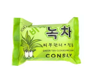 Смягчающее мыло с экстрактом зеленого чая Consly Softening Green Tea Soap