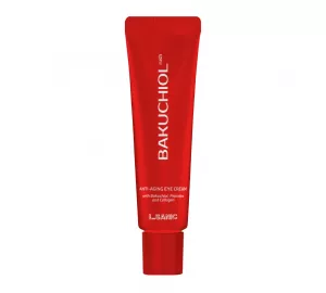 Антивозрастной омолаживающий крем для кожи вокруг глаз с бакучиолом, пептидами и коллагеном L.Sanic Bakuchiol Rush Anti-Aging Eye Cream