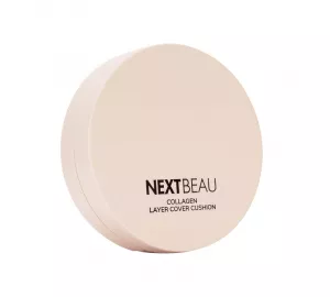 Тональный крем-кушон с коллагеном NEXTBEAU Collagen Layer Cover Cushion 21 Ivory SPF50+ PA++++