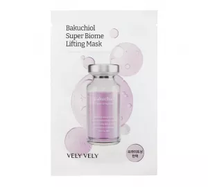 Лифтинг-маска с пептидами и бакучиолом Vely Vely Bakuchiol Super Biome Lifting Mask