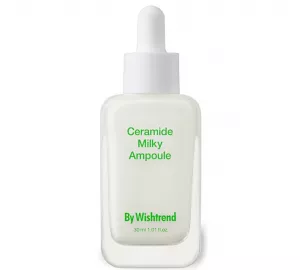 Успокаивающая сыворотка с центеллой, керамидами и пептидами  By Wishtrend Ceramide Milky Ampoule