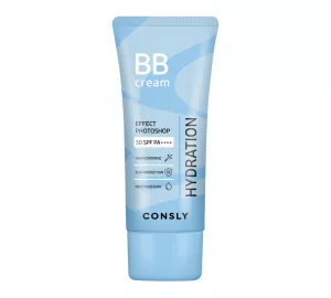 Увлажняющий BB-крем с эффектом фотошопа SPF50/PA++++ Consly PHOTOSHOP Hyaluronic acid + Niacinamide Moisturizing BB cream