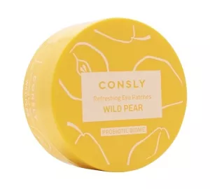 Патчи для глаз с пробиотиками и экстрактом дикой груши Consly Probiotic Biome Refreshing Wild Pear Hydrogel Eye Patches