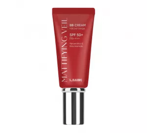 ВВ-крем «Матирующая вуаль» SPF50+/PA++++ Натуральный бежевый L.Sanic Mattifying Veil Resveratrol & Niacinamide BB cream SPF 50+ PА++++