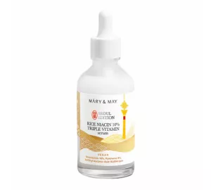 Крем-сыворотка для борьбы с тусклостью и пигментацией&nbsp; Mary&May Rice Niacin 10% Triple Vitamin Serum