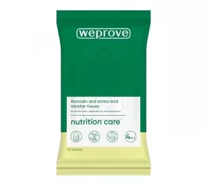 Мицеллярные салфетки с аминокислотами и маслом авокадо Weprove Avocado and Amino Acids Micellar Tissues