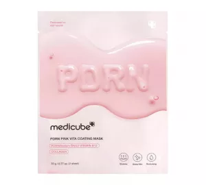 Тканевая маска с PDRN&nbsp; Medicube PDRN Pink Vita Coating Mask