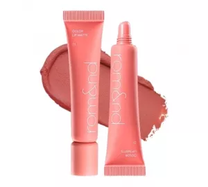 Матовая помада с муссовой текстурой Rom&nd Color Lip Matte 01 Peach Puff