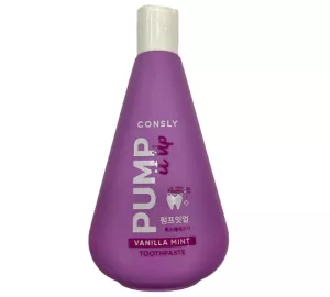 Мятная освежающая зубная паста с экстрактом ванили Consly Pump It Up Vanilla Mint Toothpaste