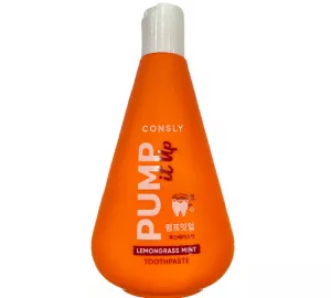 Мятная освежающая зубная паста с экстрактом лемонграсса Consly Pump It Up Lemongrass Mint Toothpaste
